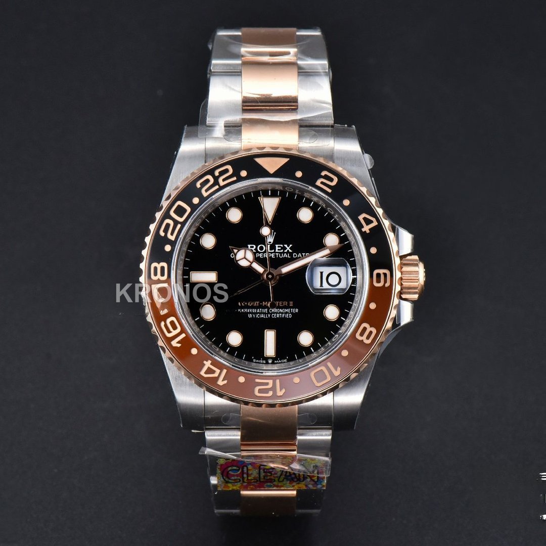 GMT Master II Chnr 40mm Rgss Blackbrown Ceramic - Authentic Movement