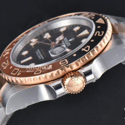 GMT Master II Chnr 40mm Rgss Blackbrown Ceramic - Authentic Movement