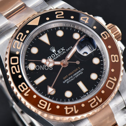 GMT Master II Chnr 40mm Rgss Blackbrown Ceramic - Authentic Movement
