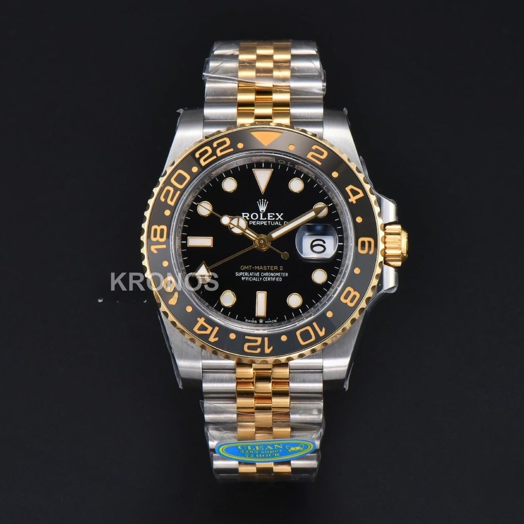 GMT Master II 40mm Blackgray Black Dial - Authentic Movement