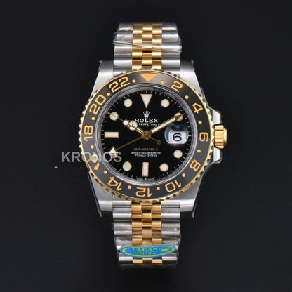 GMT Master II 40mm Blackgray Black Dial - Authentic Movement