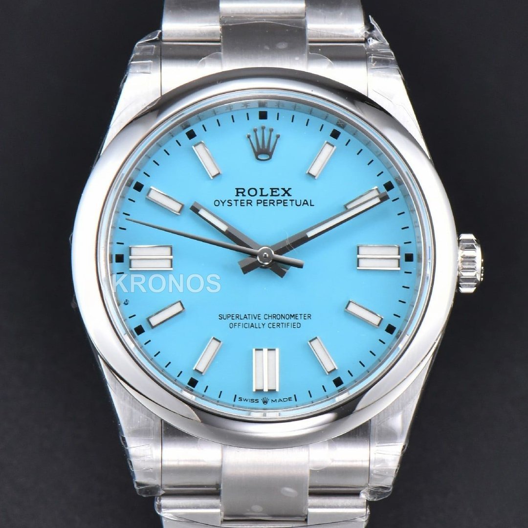 Oyster Perpetual 41mm Tiffany Dial - Authentic Movement