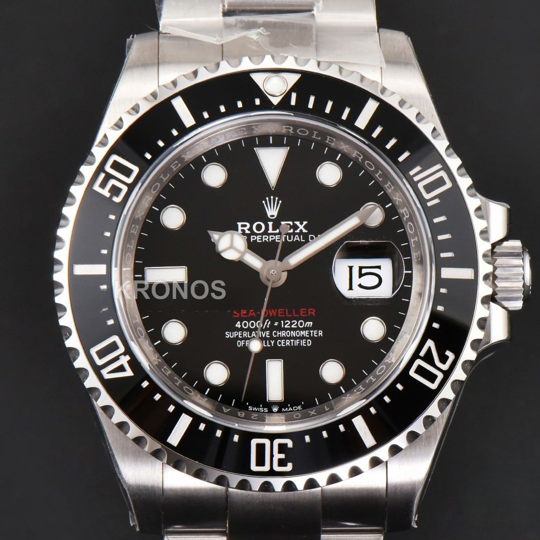 Sea Dweller 43mm Black Ceramic ‘red Text’ - Authentic Movement