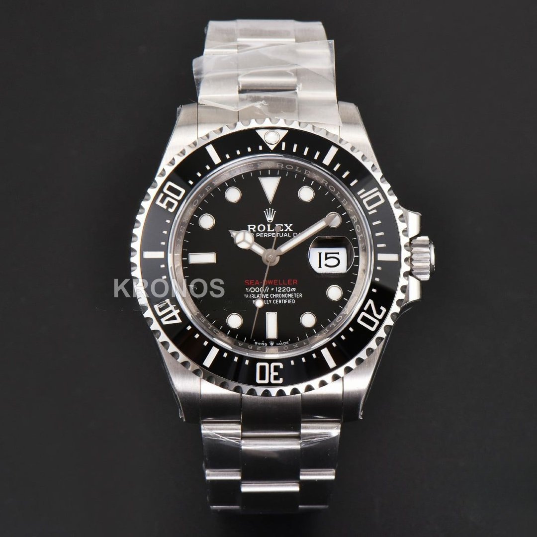 Sea Dweller 43mm Black Ceramic ‘red Text’ - Authentic Movement