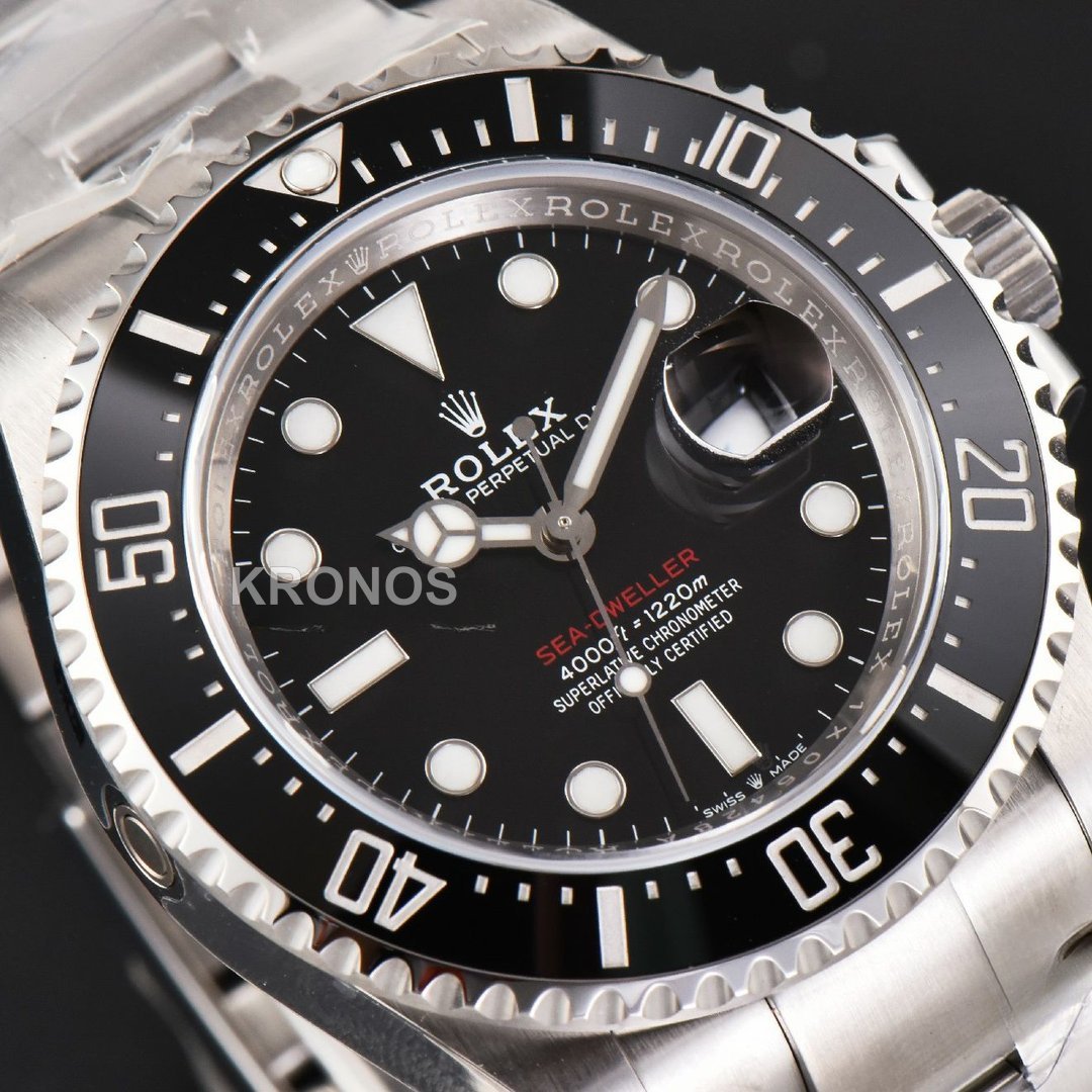 Sea Dweller 43mm Black Ceramic ‘red Text’ - Authentic Movement