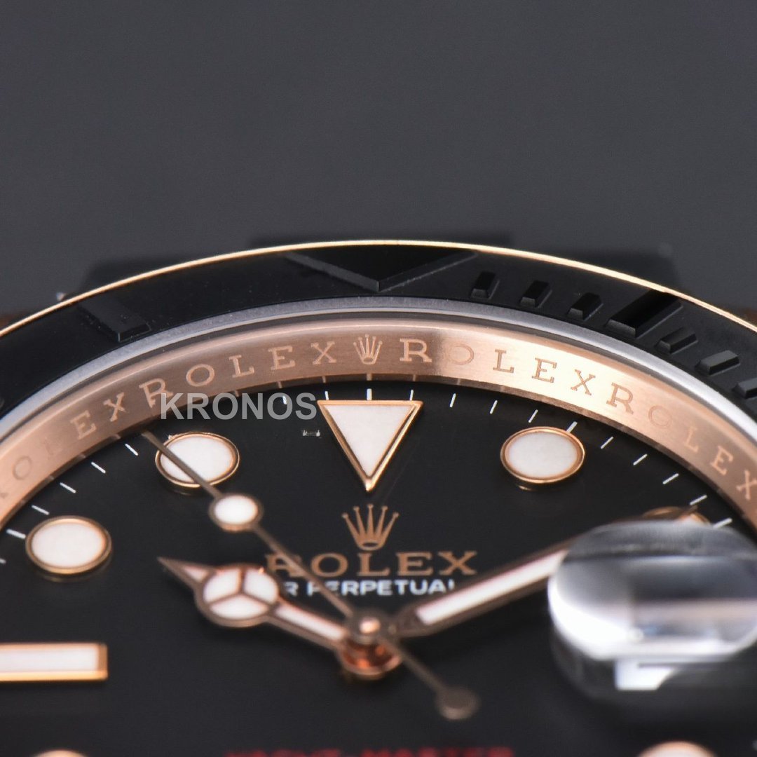 Yacht Master 40mm Ceramic Black Dial Oysterflex Strap - Authentic Movement