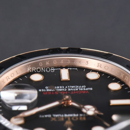 Yacht Master 40mm Ceramic Black Dial Oysterflex Strap - Authentic Movement