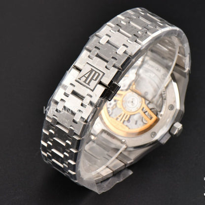 Royal Oak 41mm Blue Textured Dial Super Clone - Authentic Movement