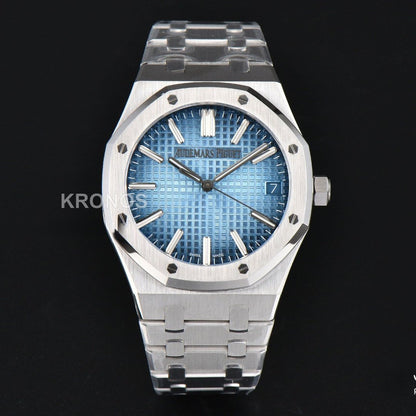 Royal Oak 15510 41mm ’50th Anniversary’ Ice Blue Dial - Authentic Movement