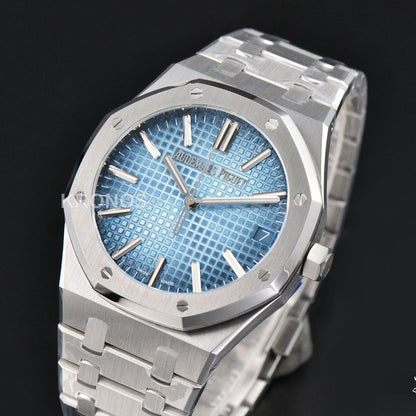 Royal Oak 15510 41mm ’50th Anniversary’ Ice Blue Dial - Authentic Movement