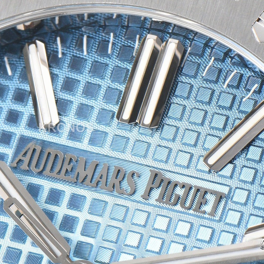 Royal Oak 15510 41mm ’50th Anniversary’ Ice Blue Dial - Authentic Movement