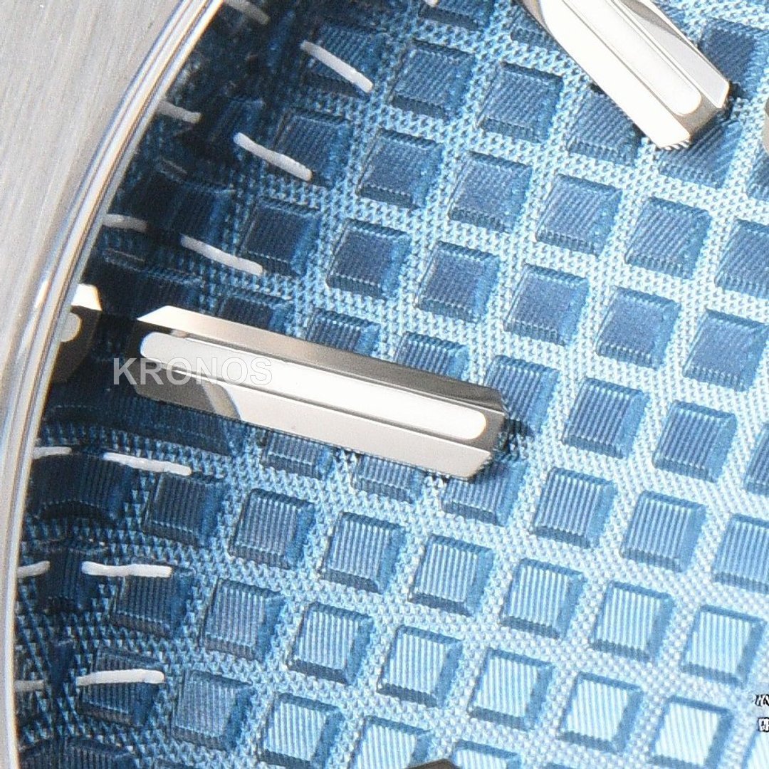 Royal Oak 15510 41mm ’50th Anniversary’ Ice Blue Dial - Authentic Movement