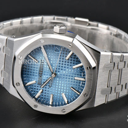 Royal Oak 15510 41mm ’50th Anniversary’ Ice Blue Dial - Authentic Movement
