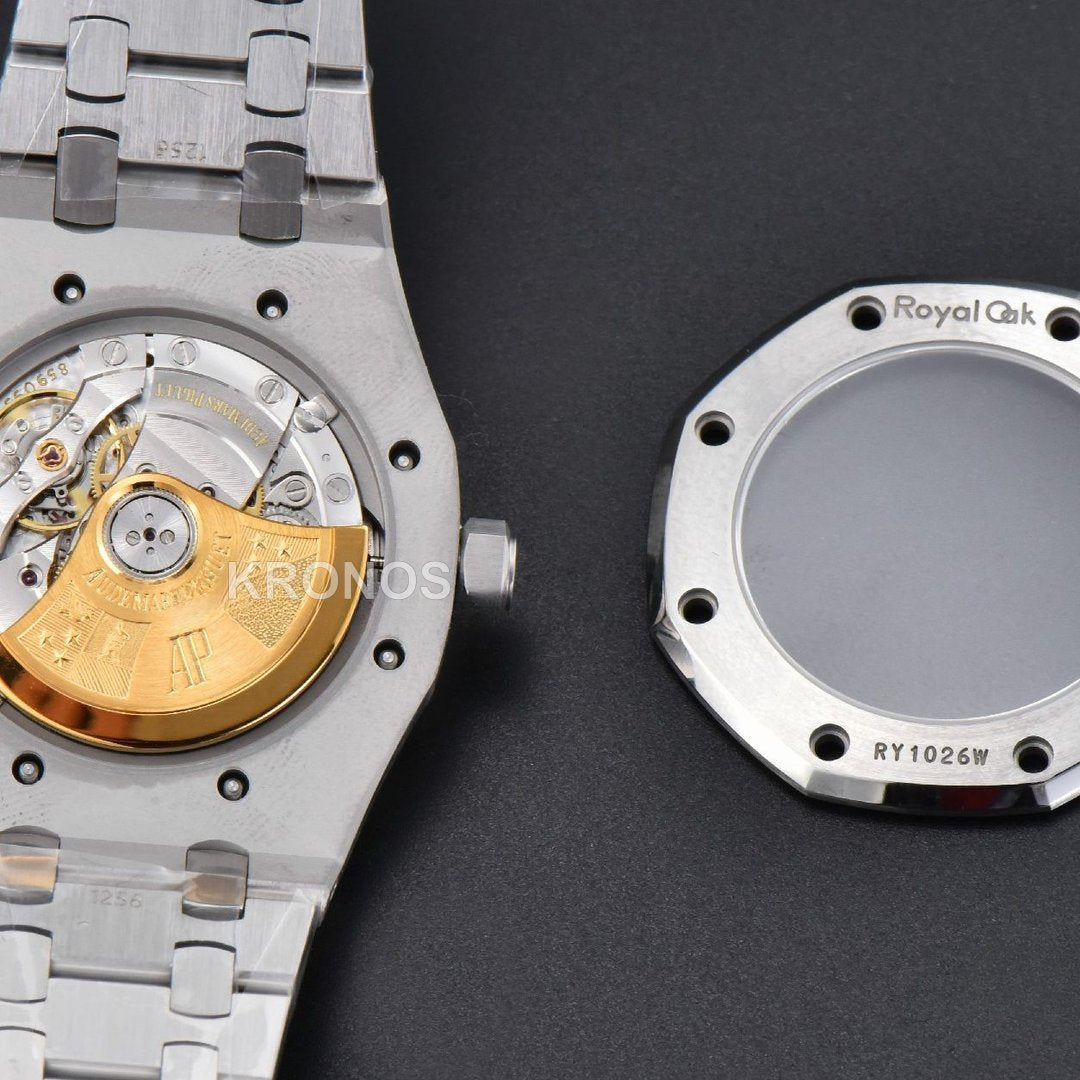 Royal Oak 37mm 15450 Gray Textured Dial Sa3120 Super Clone - Authentic Movement