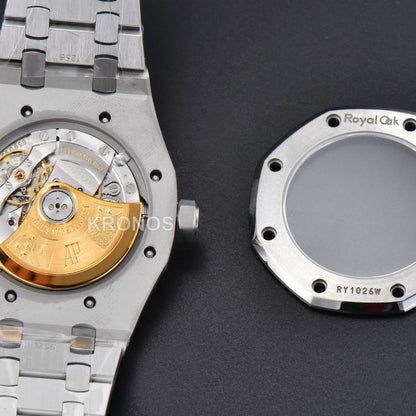 Royal Oak 37mm 15450 Gray Textured Dial Sa3120 Super Clone - Authentic Movement