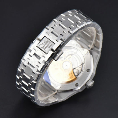 Royal Oak 37mm 15450 Gray Textured Dial Sa3120 Super Clone - Authentic Movement