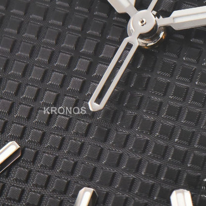 Royal Oak 15500 41mm Black Textured Dial Super Clone - Authentic Movement