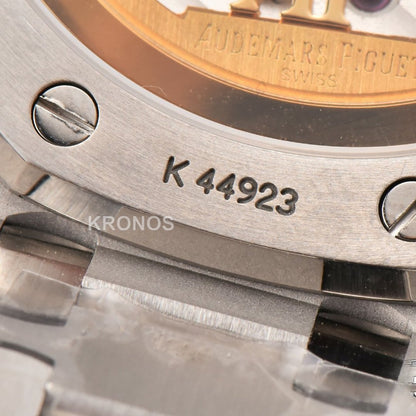 Royal Oak 15500 41mm Black Textured Dial Super Clone - Authentic Movement