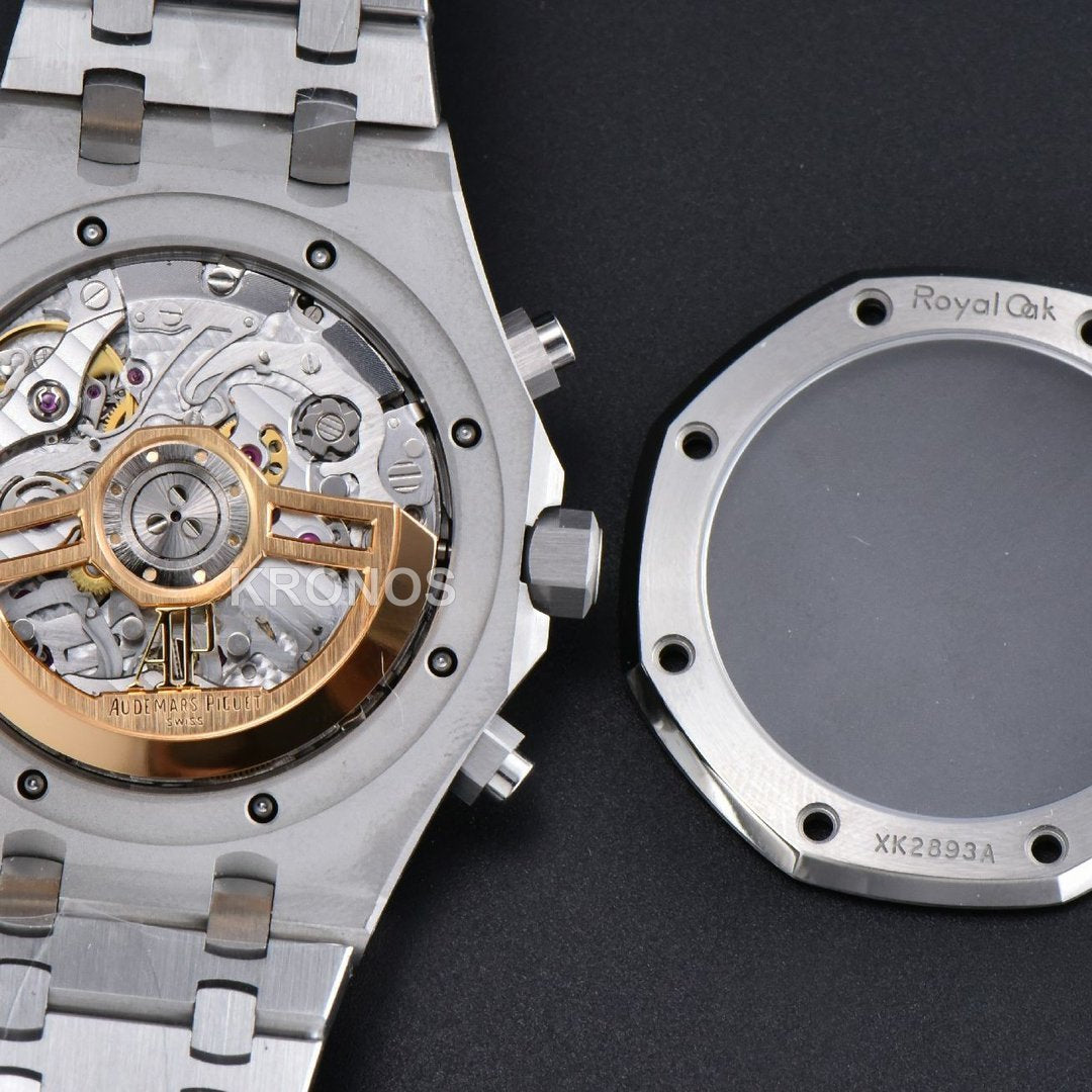Royal Oak Chronograph 41mm Blue Checkered Blue Subdial - Authentic Movement