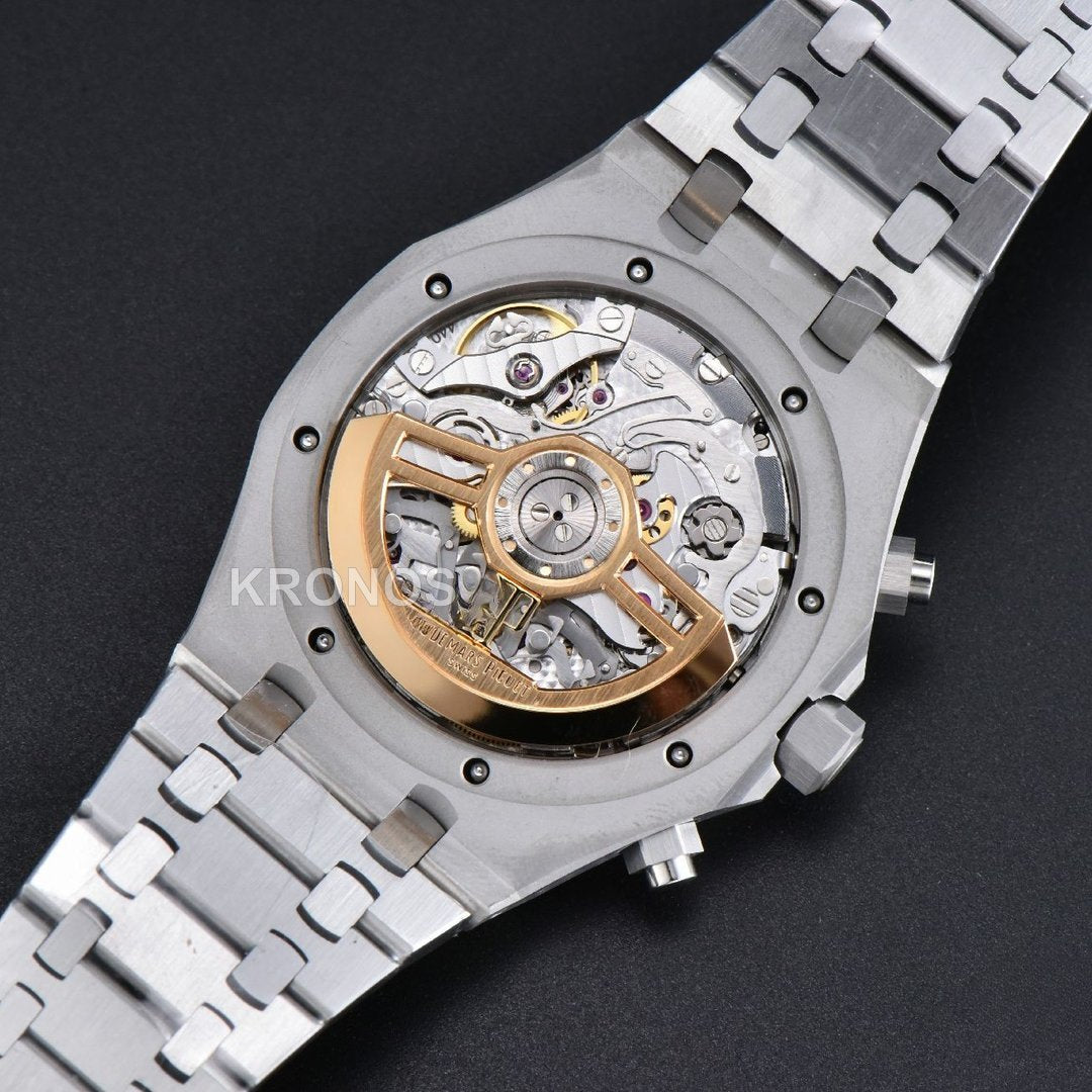 Royal Oak Chronograph 41mm Blue Checkered Blue Subdial - Authentic Movement