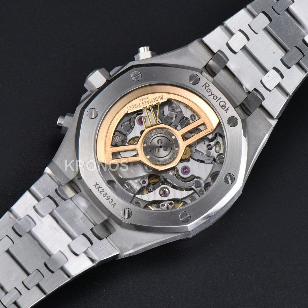 Royal Oak Chronograph 41mm Blue Checkered Blue Subdial - Authentic Movement