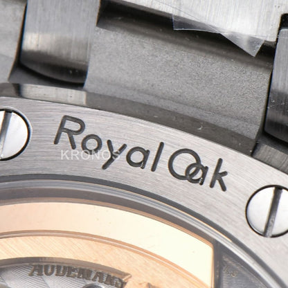 Royal Oak Chronograph 41mm Blue Checkered Blue Subdial - Authentic Movement