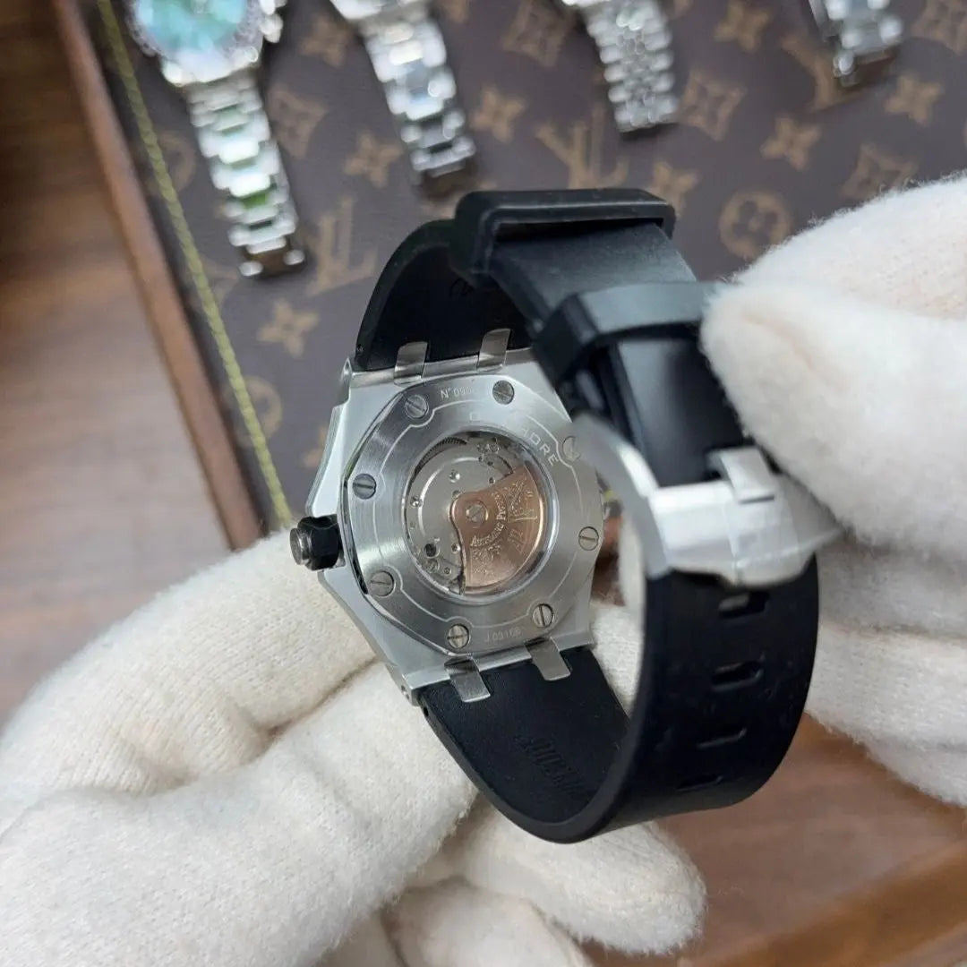 Royal Oak Offshore estilo AAA acero pulido Kronos
