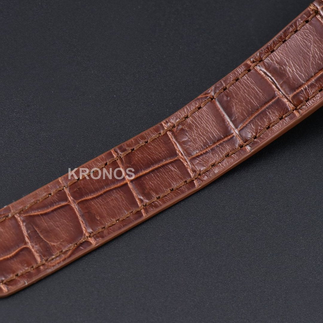 Santos Medium 35mm Brown Dial Brown - Authentic Movement