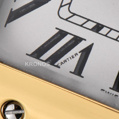 Santos Medium 35mm White Dial - Authentic Movement