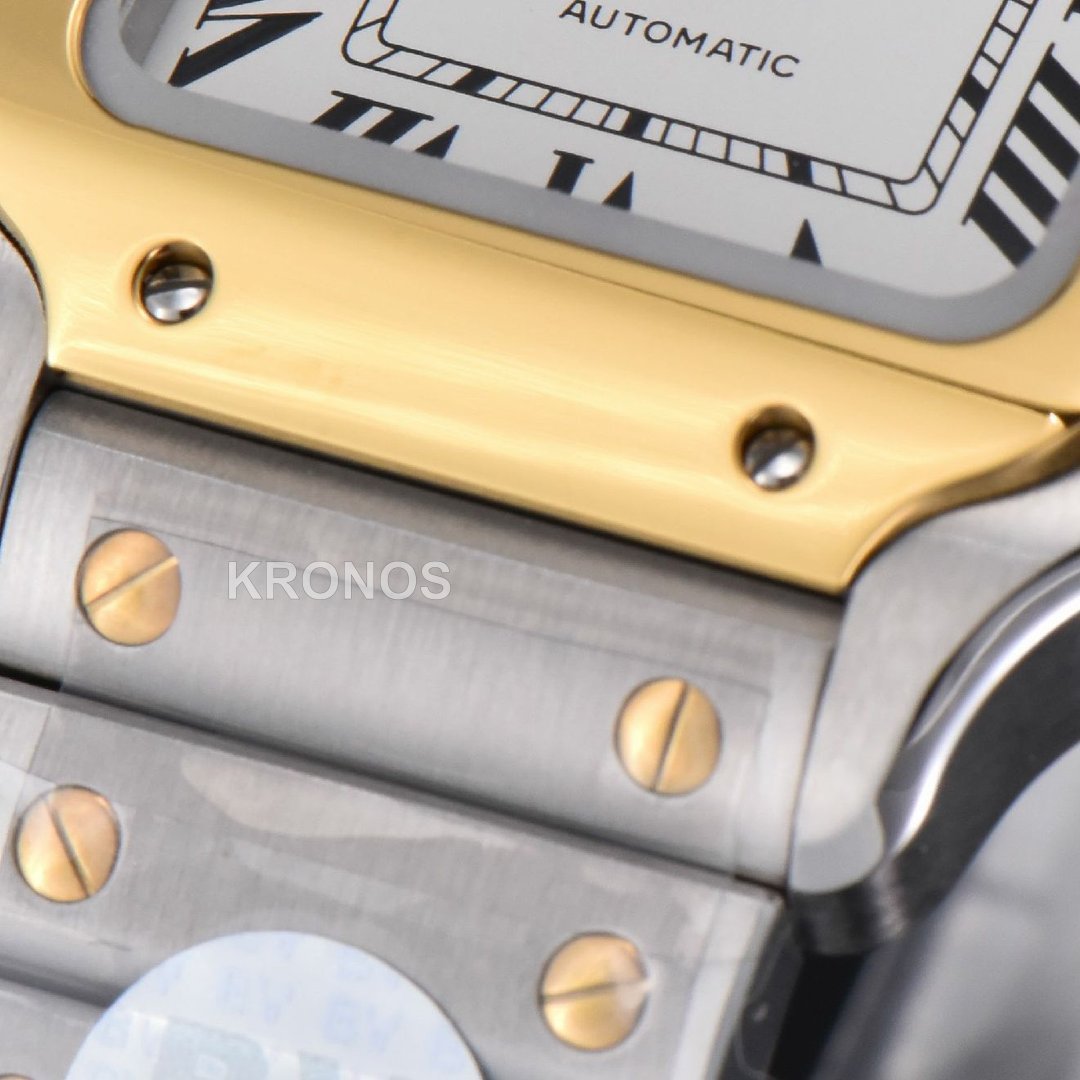 Santos Medium 35mm White Dial - Authentic Movement