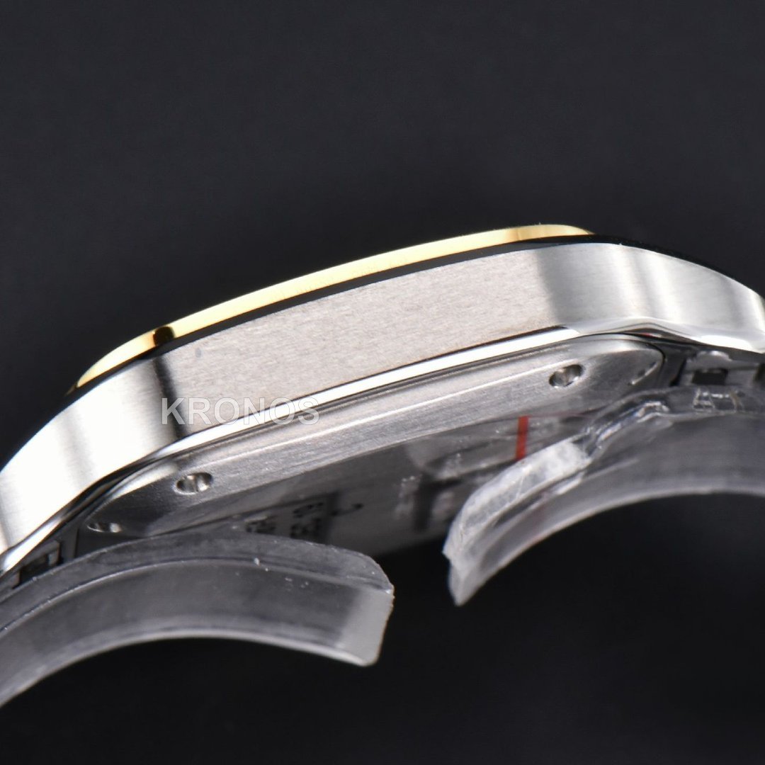 Santos Medium 35mm White Dial - Authentic Movement