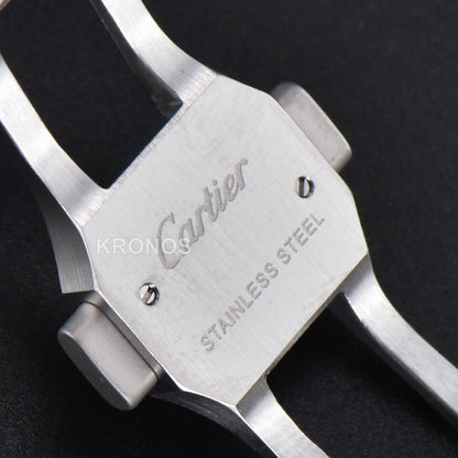 Santos Medium 35mm White Dial - Authentic Movement
