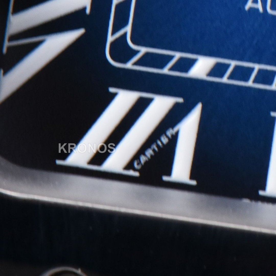 Santos Medium 35mm Blue Dial - Authentic Movement