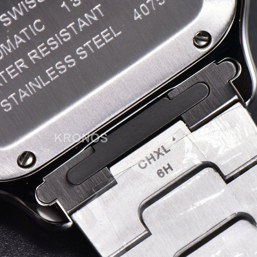 Santos Medium 35mm Blue Dial - Authentic Movement