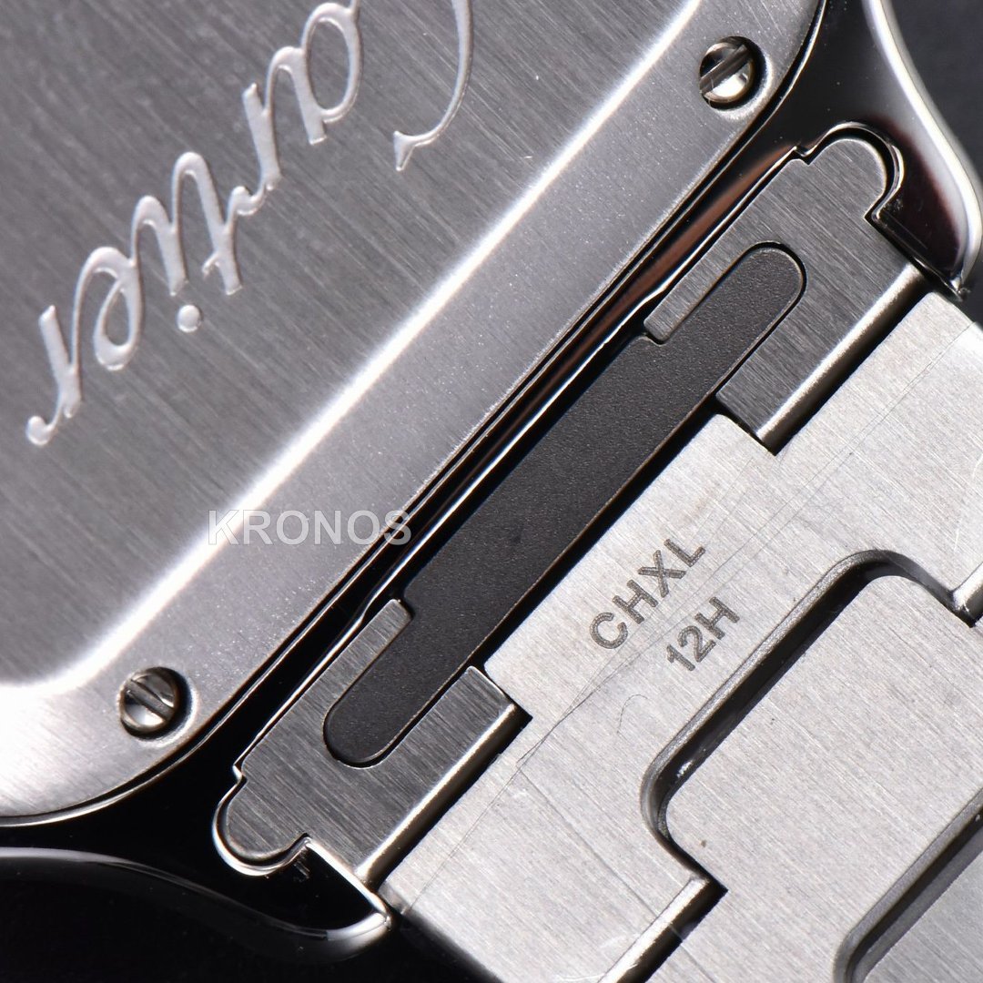 Santos Medium 35mm Blue Dial - Authentic Movement