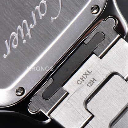 Santos Medium 35mm Blue Dial - Authentic Movement