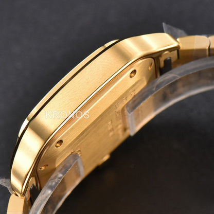 Santos Medium 35mm White Dial - Authentic Movement
