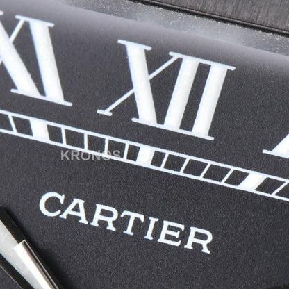 Santos XL 40mm Black Dial Black - Authentic Movement