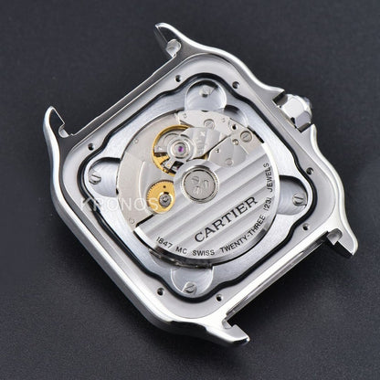 Santos XL 40mm Black Dial Black - Authentic Movement