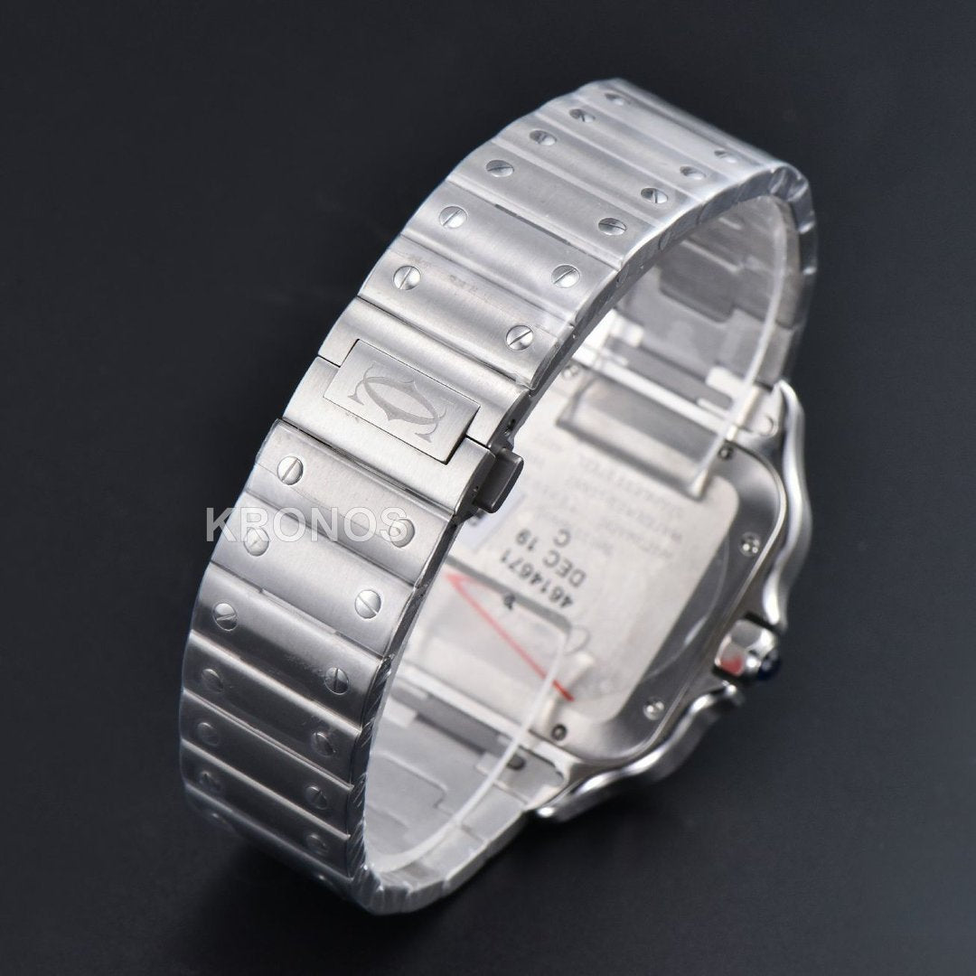 Santos XL 40mm Black Dial Black - Authentic Movement