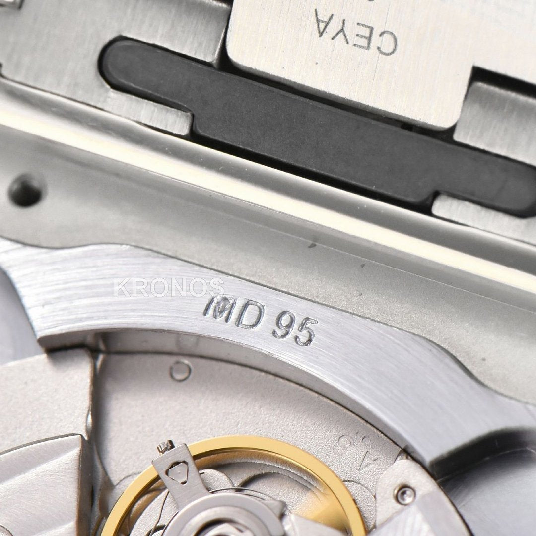Santos XL 40mm White Dial Rgss - Authentic Movement