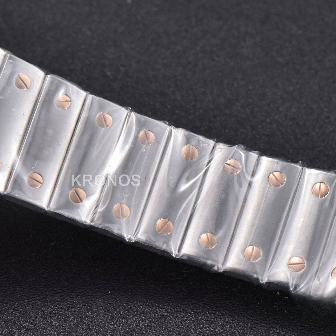 Santos XL 40mm White Dial Rgss - Authentic Movement
