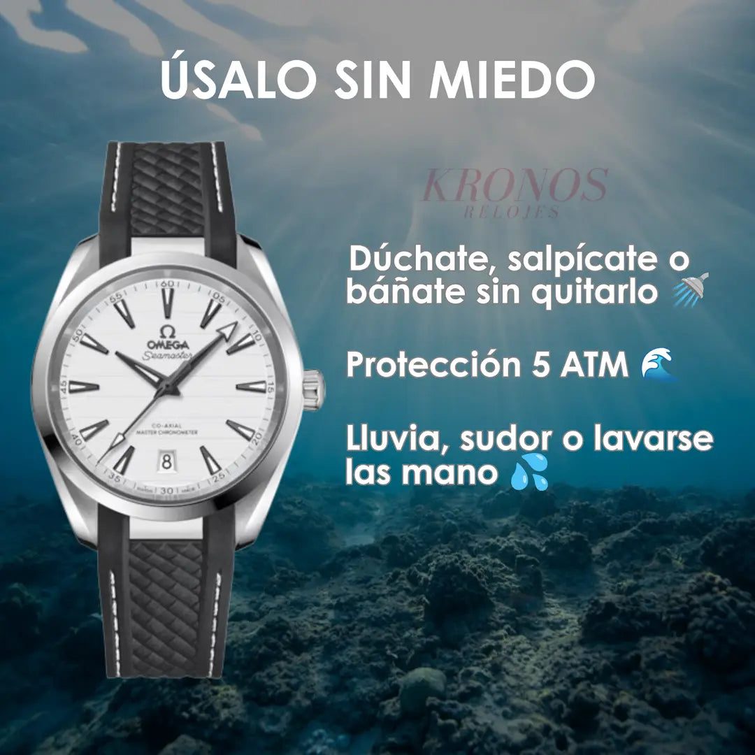 Seamaster Aqua Terra 150M cristal de zafiro Kronos reloj sumergible