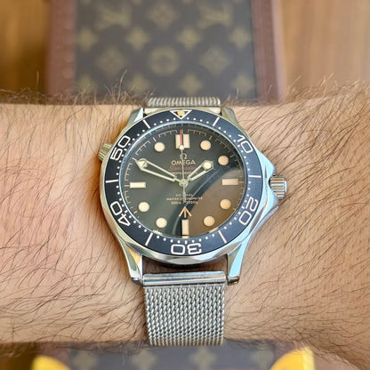 Bisel giratorio Seamaster Diver 007 Kronos Relojes resistente agua 300M
