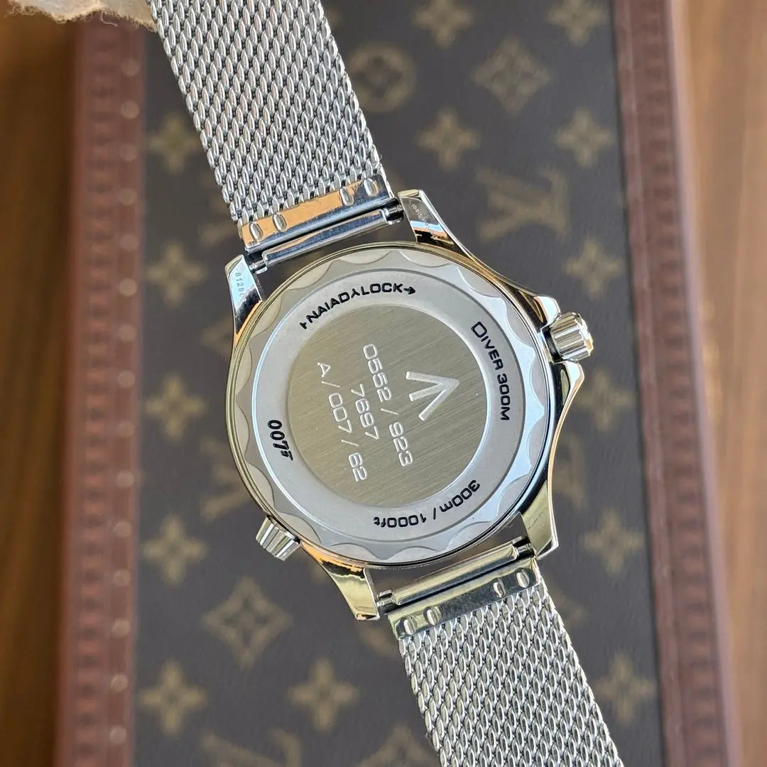 Cristal de zafiro Seamaster 007 300M Kronos Relojes detalles de lujo