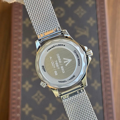 Cristal de zafiro Seamaster 007 300M Kronos Relojes detalles de lujo