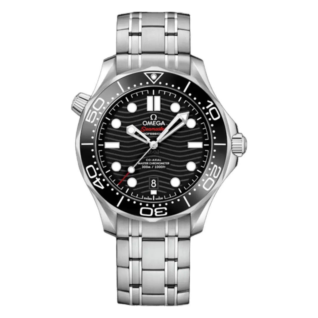 Seamaster Diver 300M acero esfera negra - Kronos Relojes