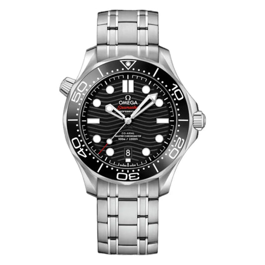 Seamaster Diver 300M acero esfera negra - Kronos Relojes