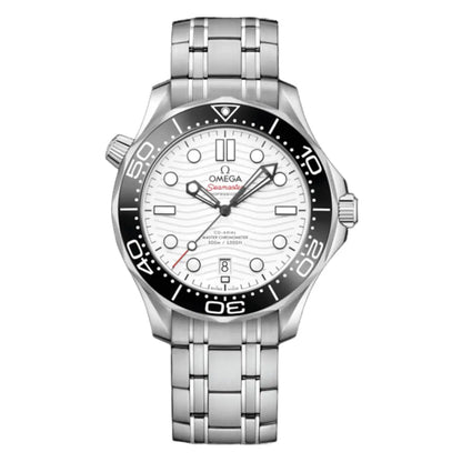 Seamaster Diver 300M Steel White Dial frente completo Kronos Relojes