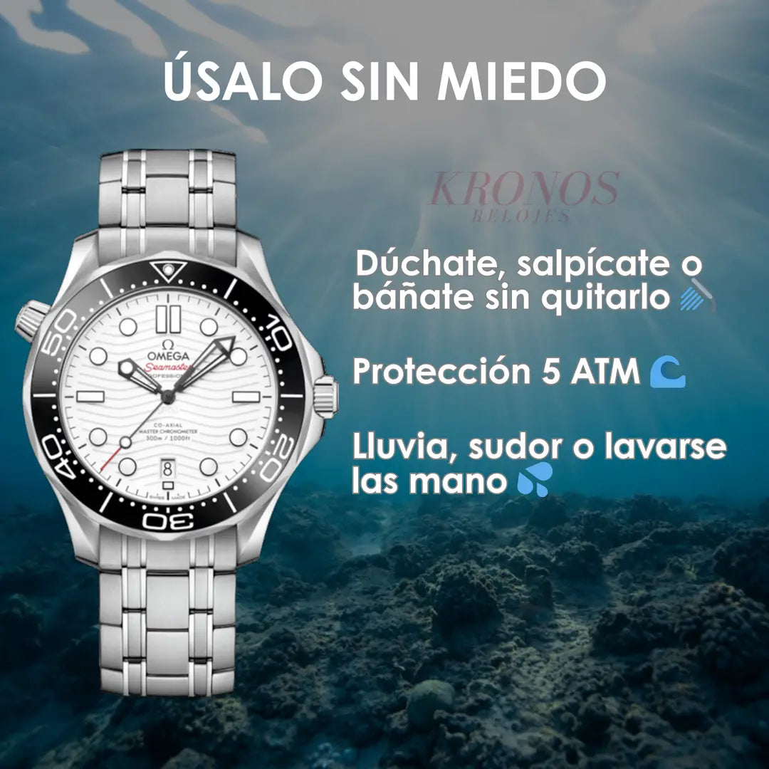 Caja acero Seamaster Diver 300M profesional Kronos Relojes